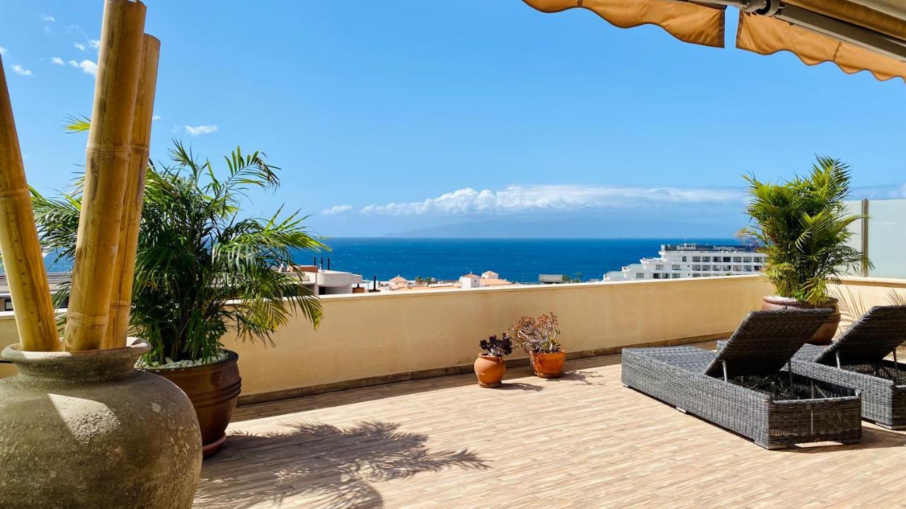 Penthouse Apartment Zentral Und Ruhig Gelegen Puerto de Santiago  Bagian luar foto