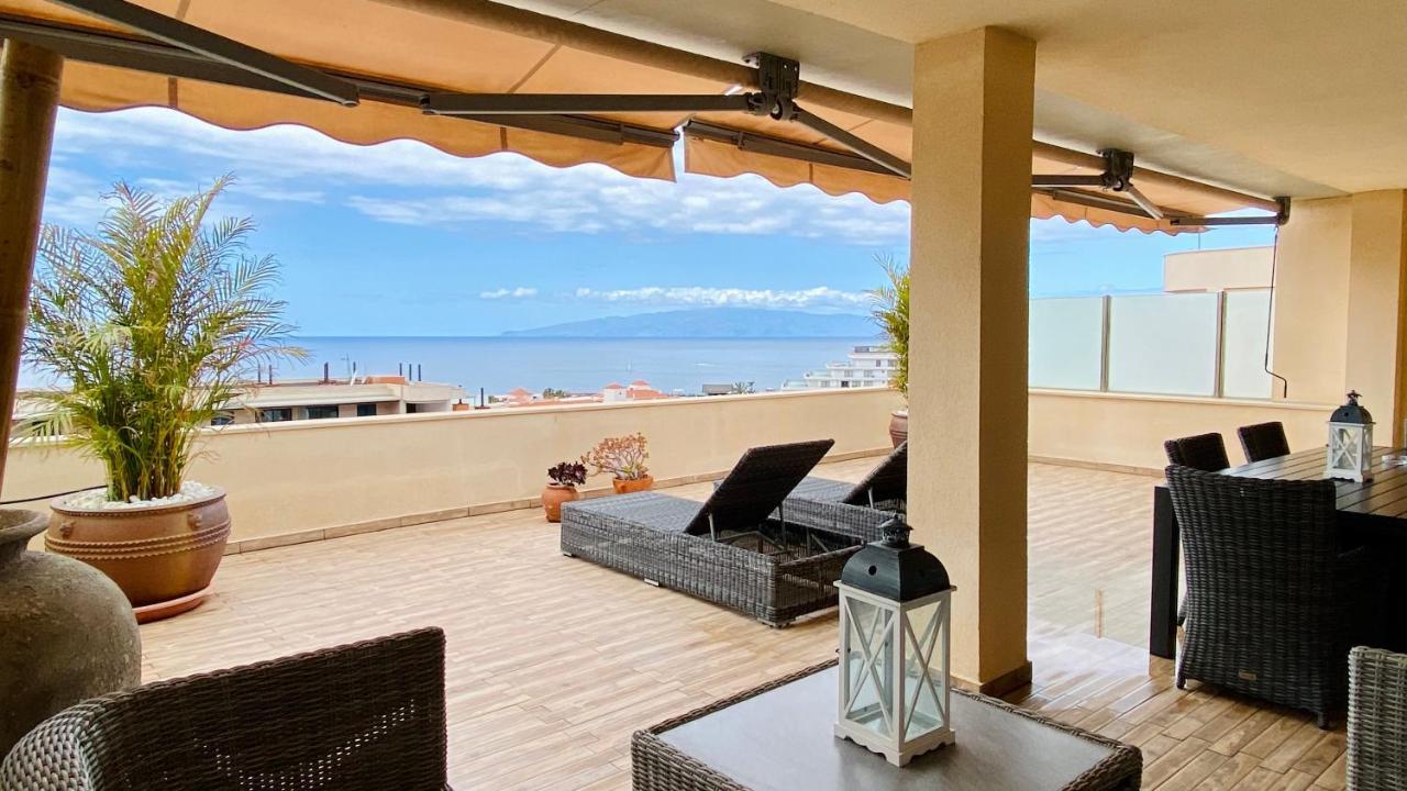Penthouse Apartment Zentral Und Ruhig Gelegen Puerto de Santiago  Bagian luar foto