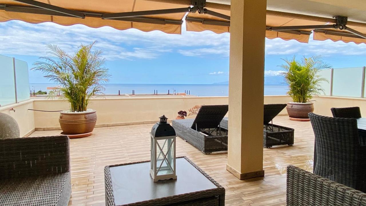 Penthouse Apartment Zentral Und Ruhig Gelegen Puerto de Santiago  Bagian luar foto